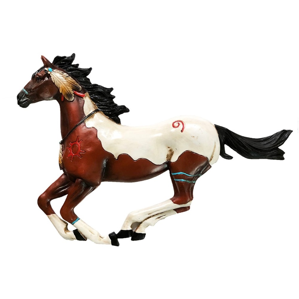 COPY - Indian Running Pinto Horse - Wall Hanging